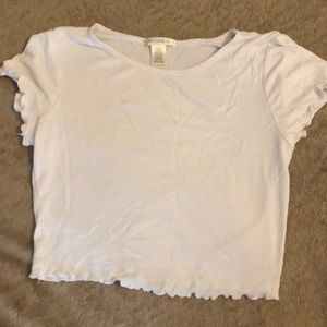 White Crop Top